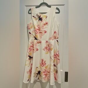White House Black Market Floral Midi Dress